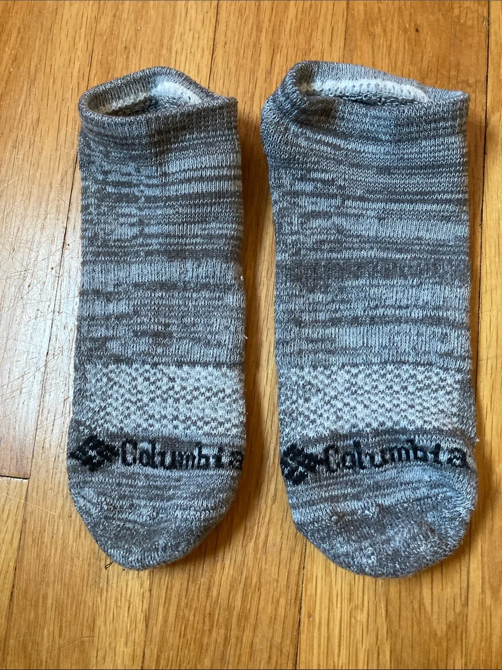 Columbia Low-Cut Athletic Sock Duo - Light Gray & Dark Gray